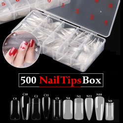 Natural Nude Nail 500 Tips...