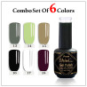 6 Colors Combo Pack (C)| Gel Polish | Shivi Nail