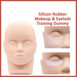Eyelash Training Silicon Rubber Dummy Face