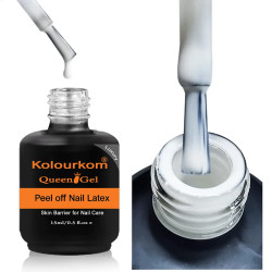 15ml | Peel Off Nail Latex Glue | Nail Care | Queen | KolourKom